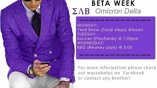 WSU Betas Yardshow during Beta Week