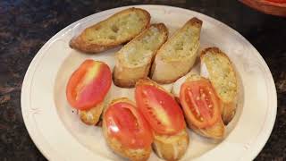 Tomato Basil Crostini