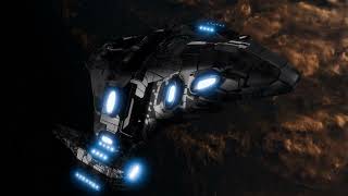 4K Free Stock Footage – High-Tech Spacecraft Orbiting Earth | Futuristic Space Travel Animation