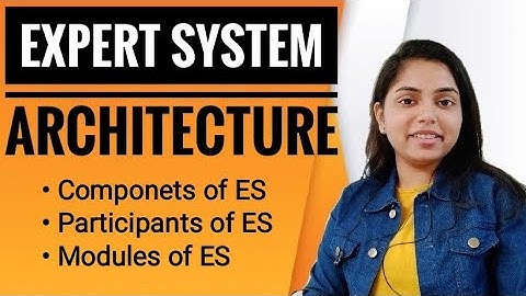 Expert System Architecture | Components & Participants | AI | Artificial Intelligence- Kanika Vats