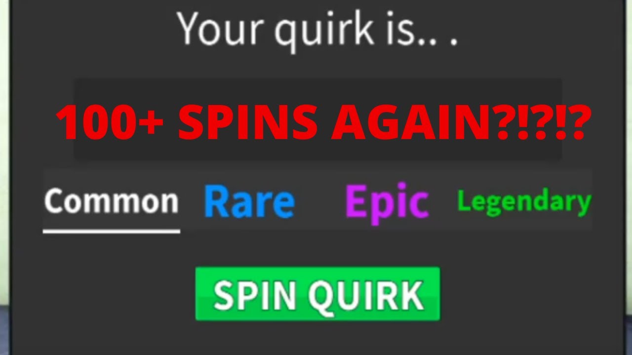 100+ SPINS AGAIN? My Hero Mania, HOW MANY LEGENDARY? - Roblox