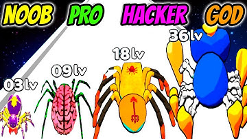 NOOB vs PRO vs HACKER vs GOD - Insect Evolution Run