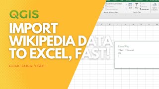Import a Wikipedia table to Excel in seconds