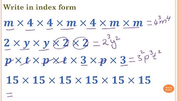 Index Notation (Introduction to Indices)