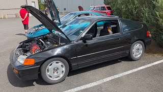 Jr's garage car meet