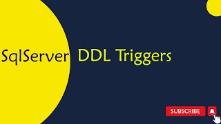 65 .DDL Triggers in SQL Server in Telugu
