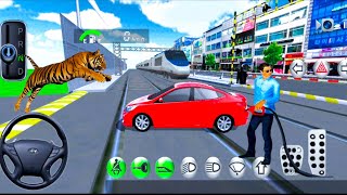 Aston Martin Car Vs Bullet Train Crazy Driving - 3D Driving Class - Android Gameplay screenshot 5