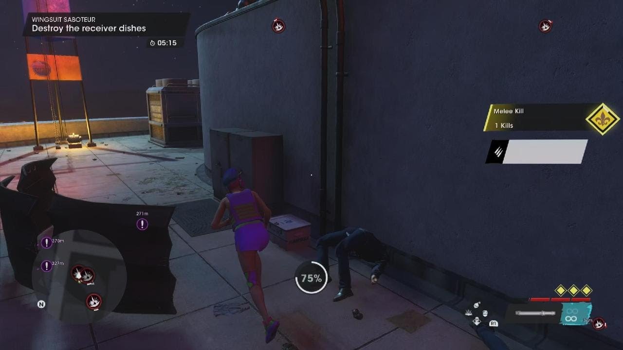 Saints Row 2022 Wingsuit Saboteur Side Mission Challenge PS5