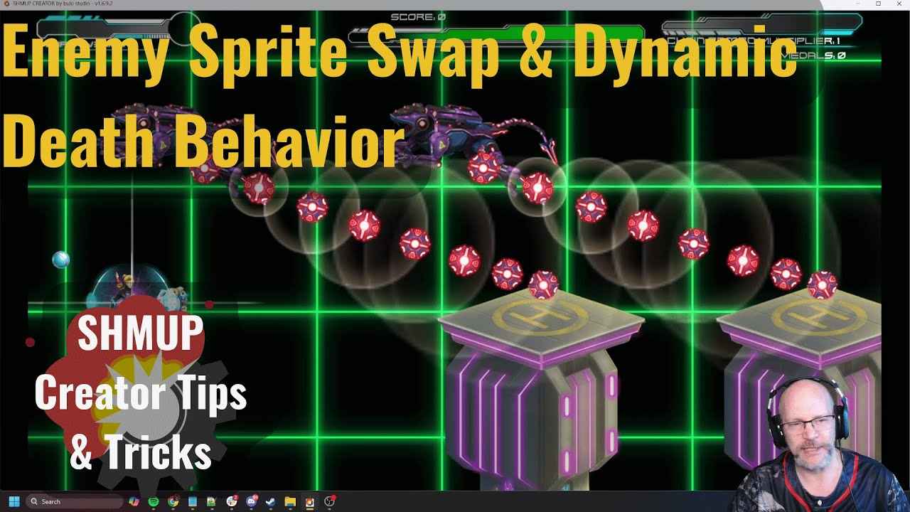Shmup Creator Tips & Tricks | Enemy Sprite Swap & Dynamic Enemy State ...