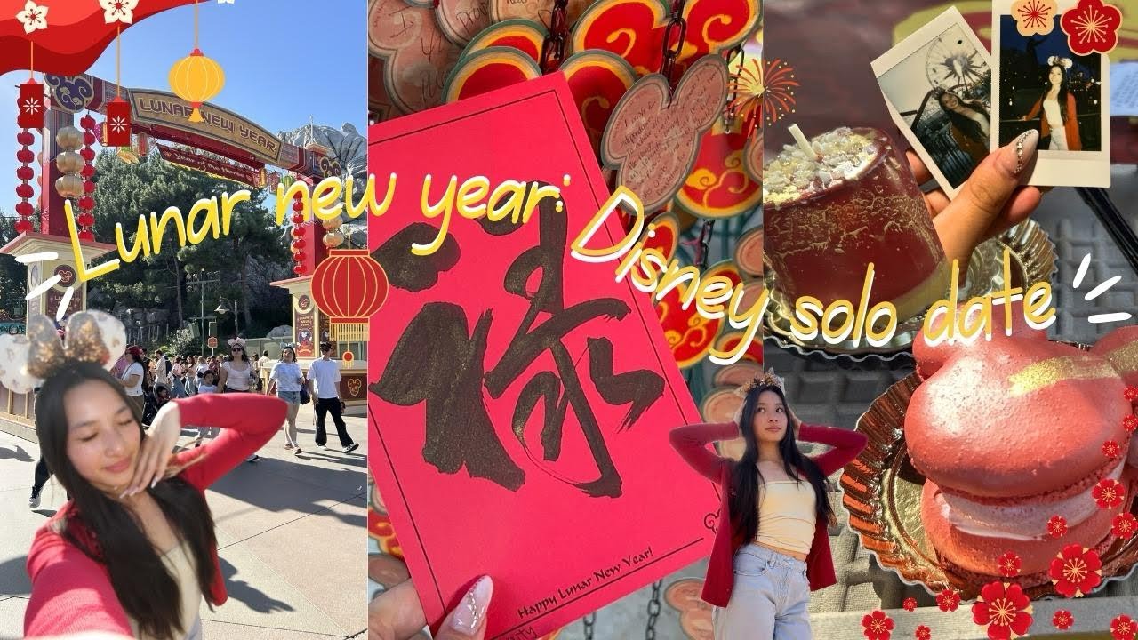 Disney Solo Date! | Happy Lunar New Year | Hill's Vlogs