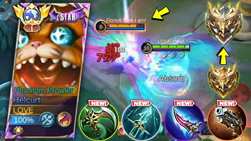 TOP GLOBAL HELCURT BEST GUIDE TO RANK UP FASTER IN 2025!!🔥😳(RECOMMEND BUILD AND EMBLEM) MLBB