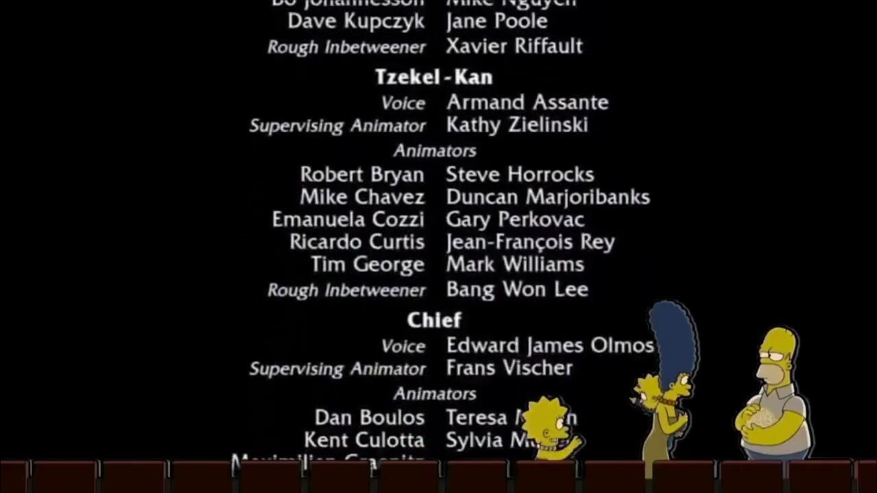 The Simpsons Theater The Road To El Dorado End Credits - YouTube
