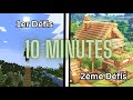 Réussir ces 3 DÉFIS Minecraft en moins de 10 MIN… impossible ?