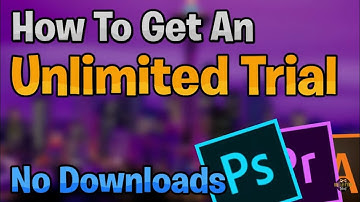 How to get life time free trial of photoshop cc 2018