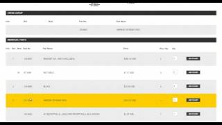How to Use the Part Lookup Feature