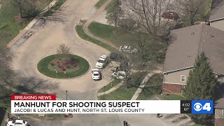 A manhunt is on for Jacobi shooting suspect