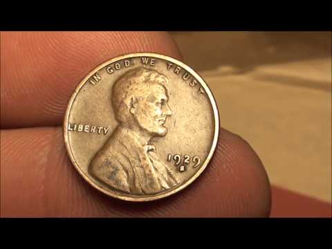 1929-S ONE LINCOLN WHEAT CENT #8 