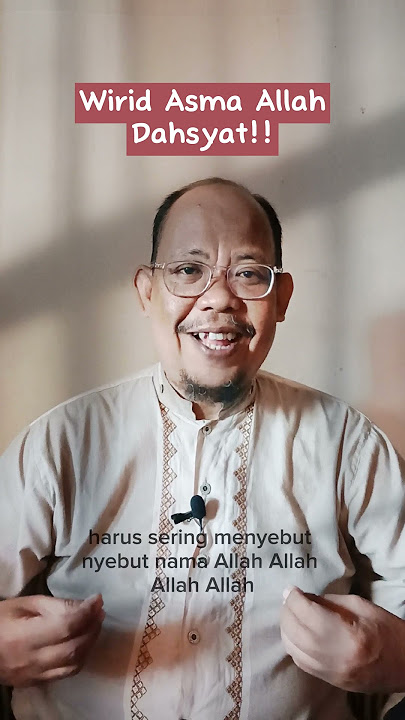 Menafikan Diri Menetapkan Allah Dengan Wirid Asma Allah #tasawuf #wirid #asmaallah #youtubeshorts