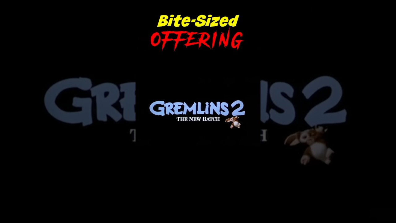 Gremlins 2: The New Batch. Don't feed this Bite-Sized Offering after midnight! #gremlins #filmfacts