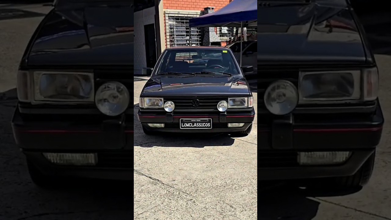 VW GOL GTS 1990 CINZA SPECTRUS + RODAS PINGO DAGUA ARO 17
