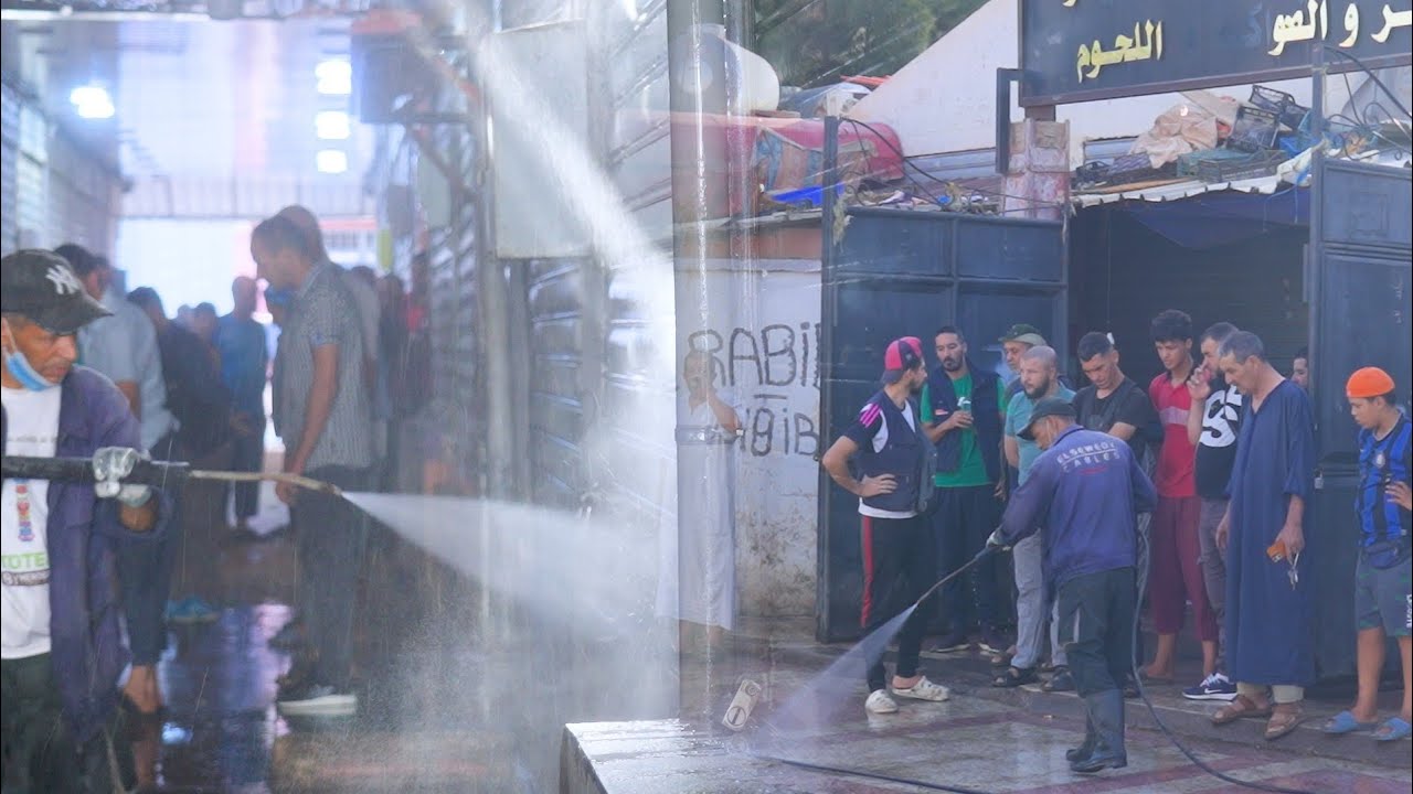 حملة واسعة لتنظيف و تعقيم سوق السوناتيبا 