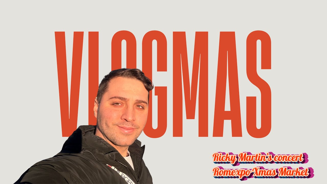 Vlogmas | Ricky Martin’s concert in Bucharest, The first snow for Christmas, Romexpo Xmas Market