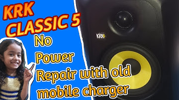 krk rokit 5 repair || krk classic 5 monitor speaker not getting on repair