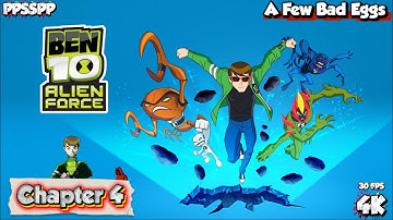 Ben 10 Alien Force PSP | Chapter 4: A Few Bad Eggs [4K 30FPS]
