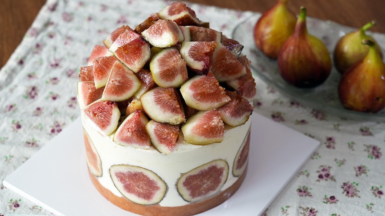 성심당 오픈런 없이 🍰무화과시루 케이크 만들기 | 무화과 생크림 케이크 | Fig Cake Recipe