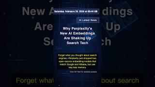 🧐👉 Why Perplexity's New AI Embeddings Are Shaking Up Search Tech #QixNewsAI