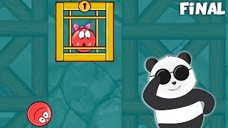 Sonunda Prensesi Kurtardı! Panda Kırmızı Top Oynuyor Son Bölüm! Red Ball 4