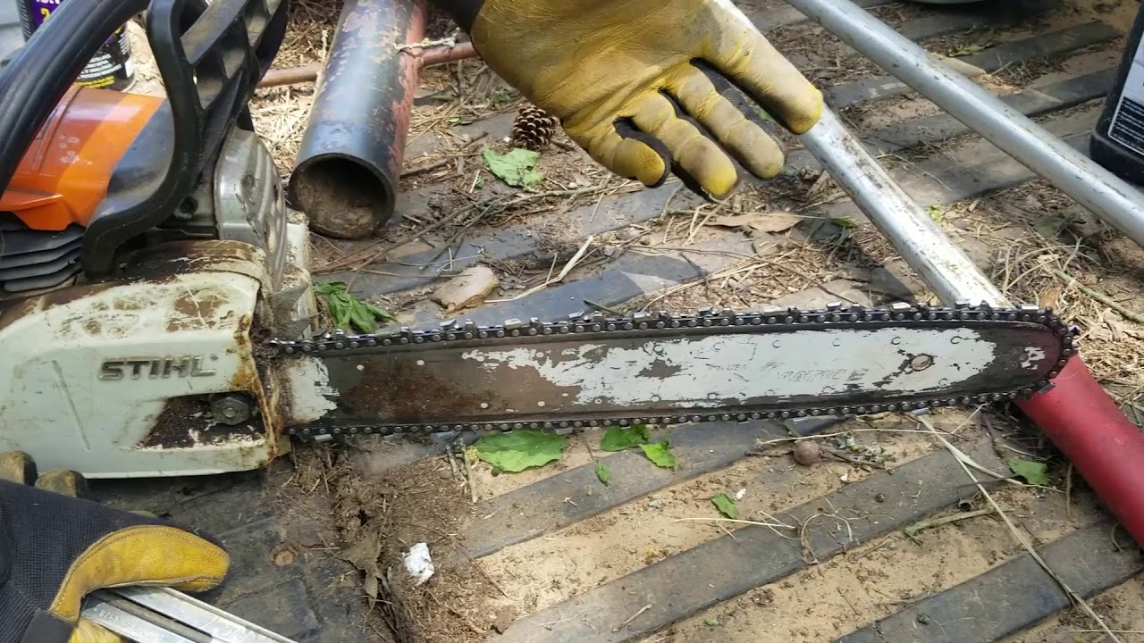 How To Maintenance a Chainsaw YouTube