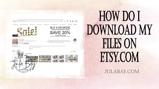 How to Download Digital Files Purchased on Etsy - You will Need to UNZIP the files