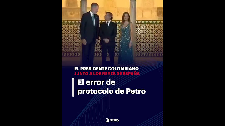 👀 El error de protocolo de Gustavo Petro