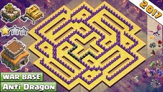 NEW!! Anti 2 Star Town Hall 8/Th8 Clan-War Base 2017 Vs Anti Dragon, Anti, Valkyrie - Clash of Clans screenshot 5