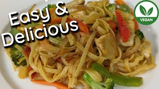 The BEST Vegan Singapore Noodles Recipe (Seriously!)