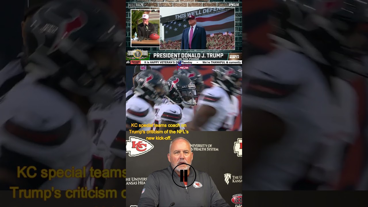 Trump on NFL kickoff, KC coach responds 