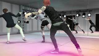 Sims 4 | Donovan, Yu, and Niko Dance Practice | Fun