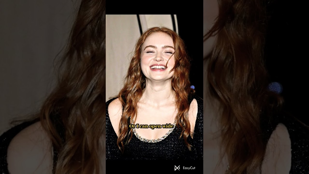"Sadie sink I can do both (requested)" 