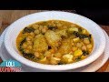 POTAJE RÁPIDO DE GARBANZOS CON BACALAO Y ESPINACAS. Loli Domínguez - Recetas paso a paso, tutorial