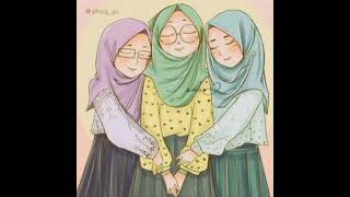 Sahabat 3 orang || kartun muslimah🤩