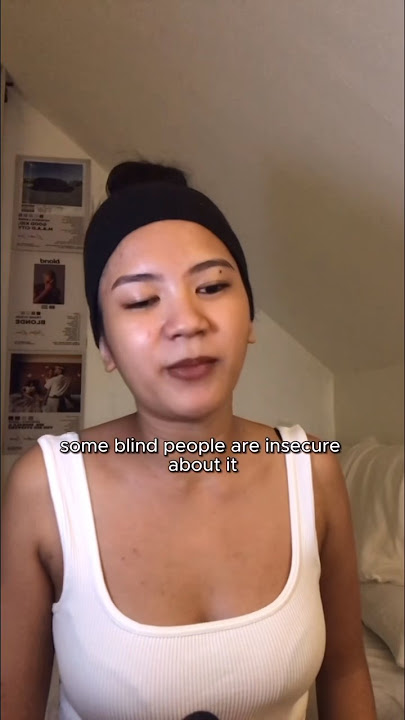 BLIND PEOPLE WEAR SUNGLASSES FOR LOOKS #BlindCommunity #BlindGirl #BlindFilipina