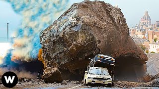 Tragic Moments! Most Shocking Massive Rockfalls & Landslides Filmed Seconds Before Disaster Tragic