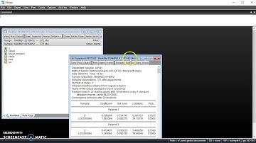 Markov Switching model - Eviews