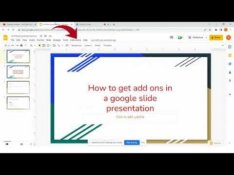 How add extensions to google slides - YouTube