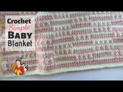 Crochet Fast And Simple Baby Blanket Tutorial