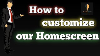 How to customise our home screen, #simple dark black launcher screenshot 4