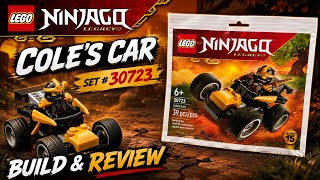 🏁💛 Lego Ninjago Cole's Car Set #30723 - Build & Review 💛🏁