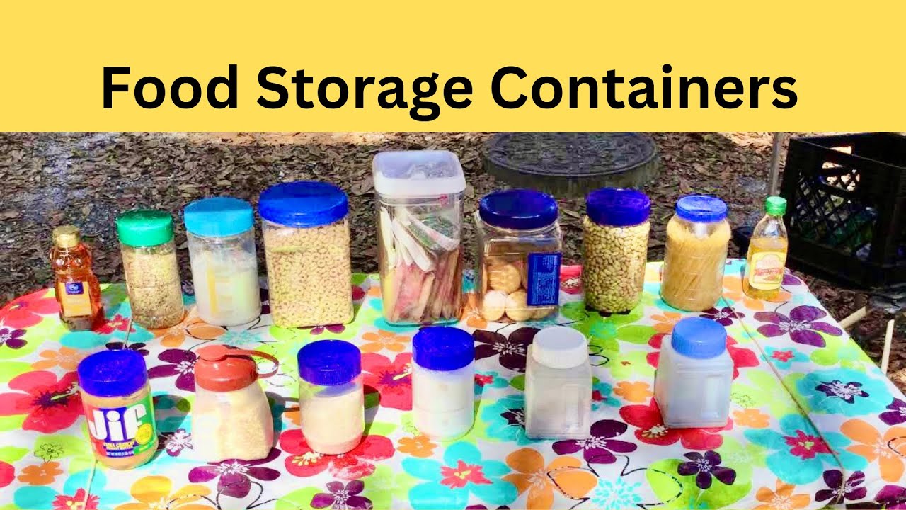 Food Storage Containers for Camping YouTube