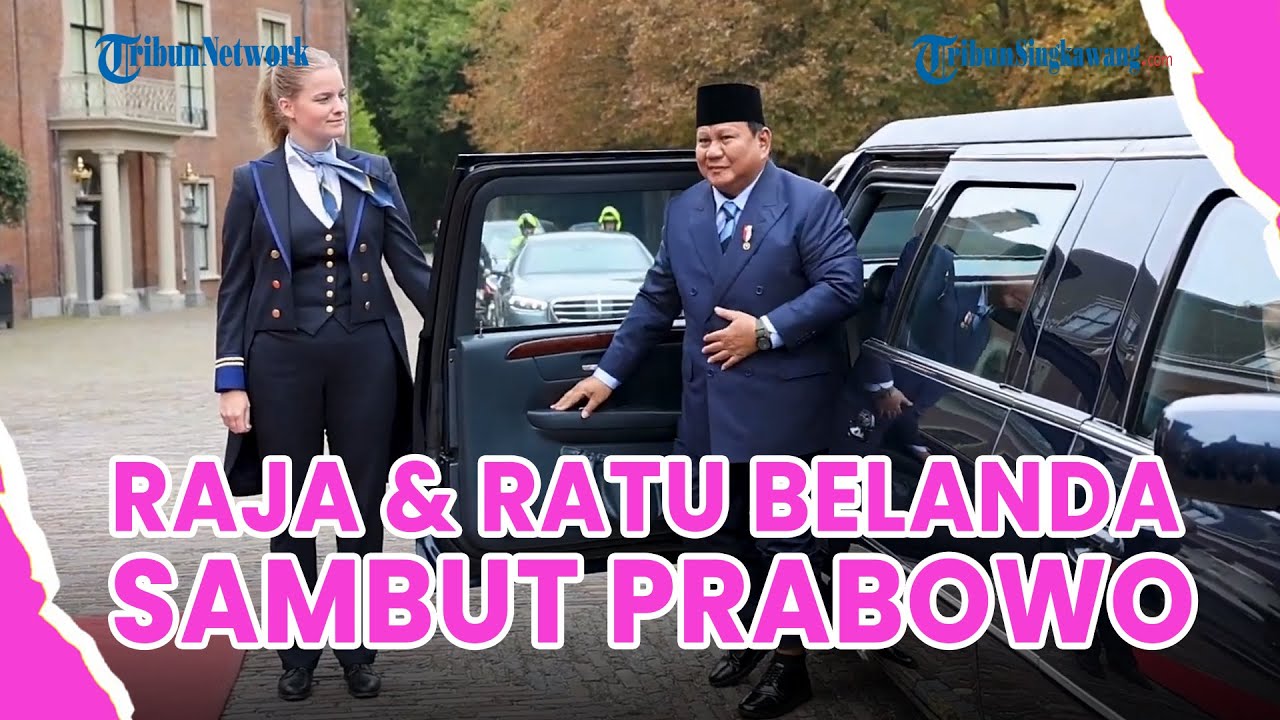 ®️🔴UPDATE❗Tiba di Amsterdam, Presiden Prabowo Dijemput Limosin Hingga Bertemu Raja dan Ratu Belanda